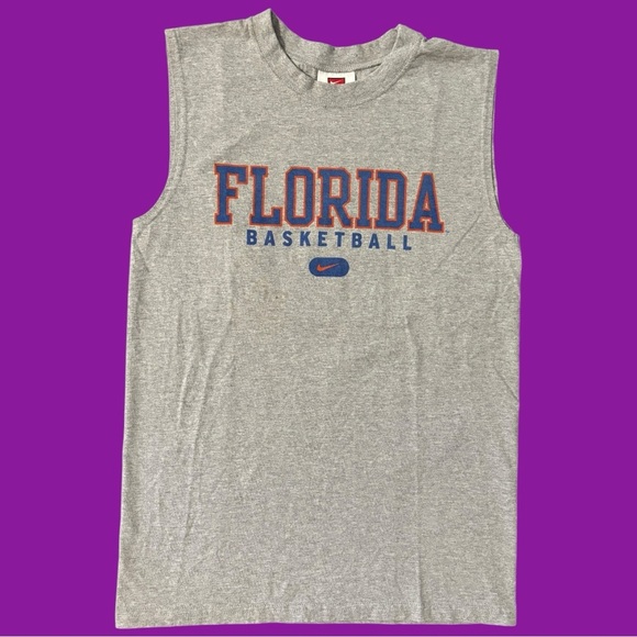 Y2K Nike Florida Basketball Sleeveless Tee - Picture 1 of 5
